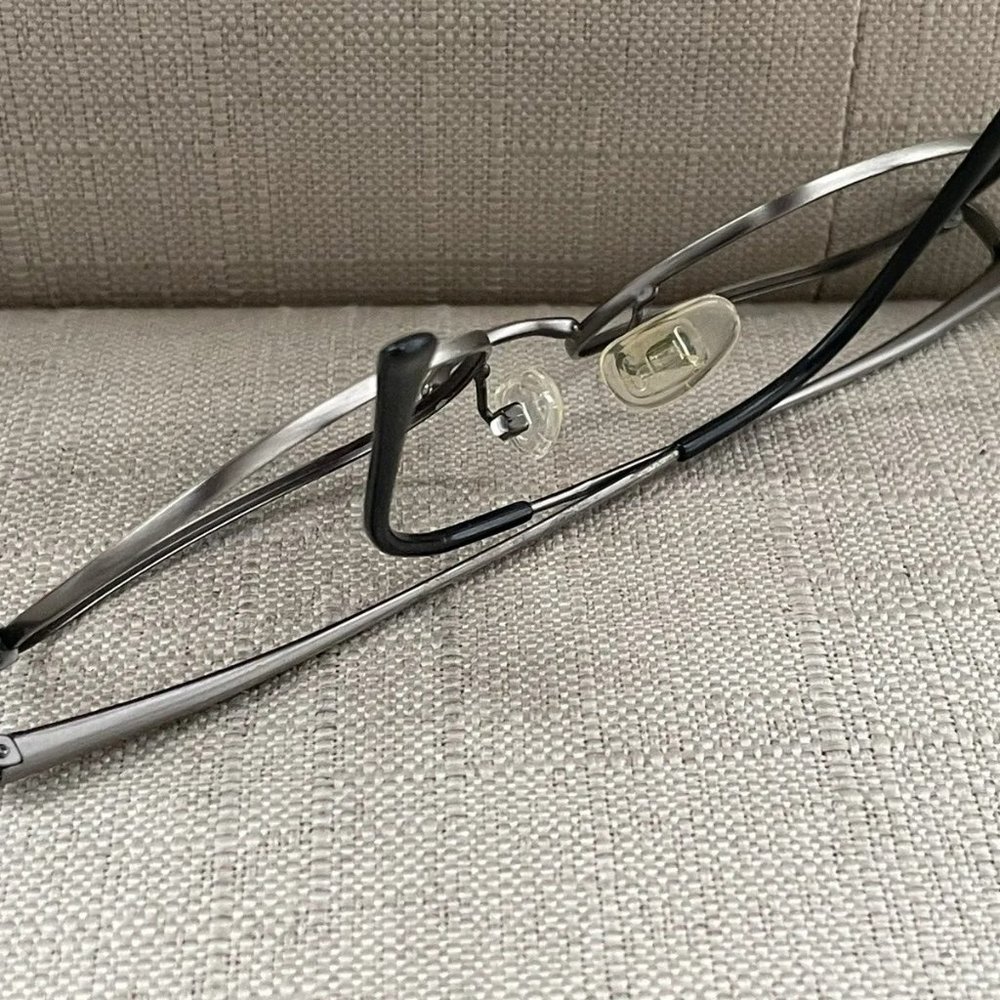 Men's Metal Frame Glasses - Silver - Picture 7 of 12